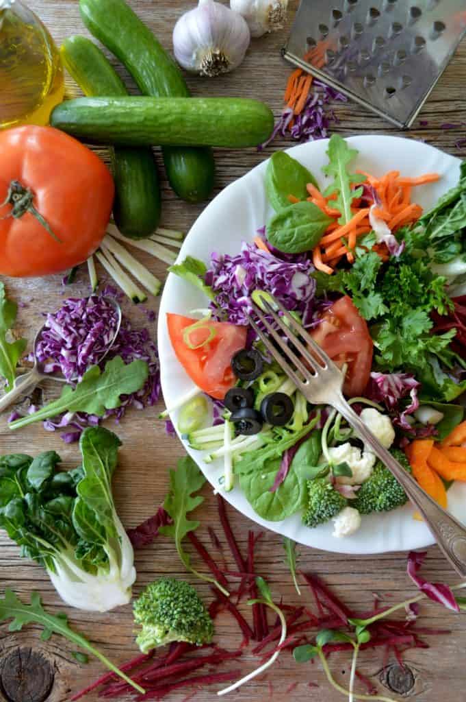 Salad cools Pitta in summer